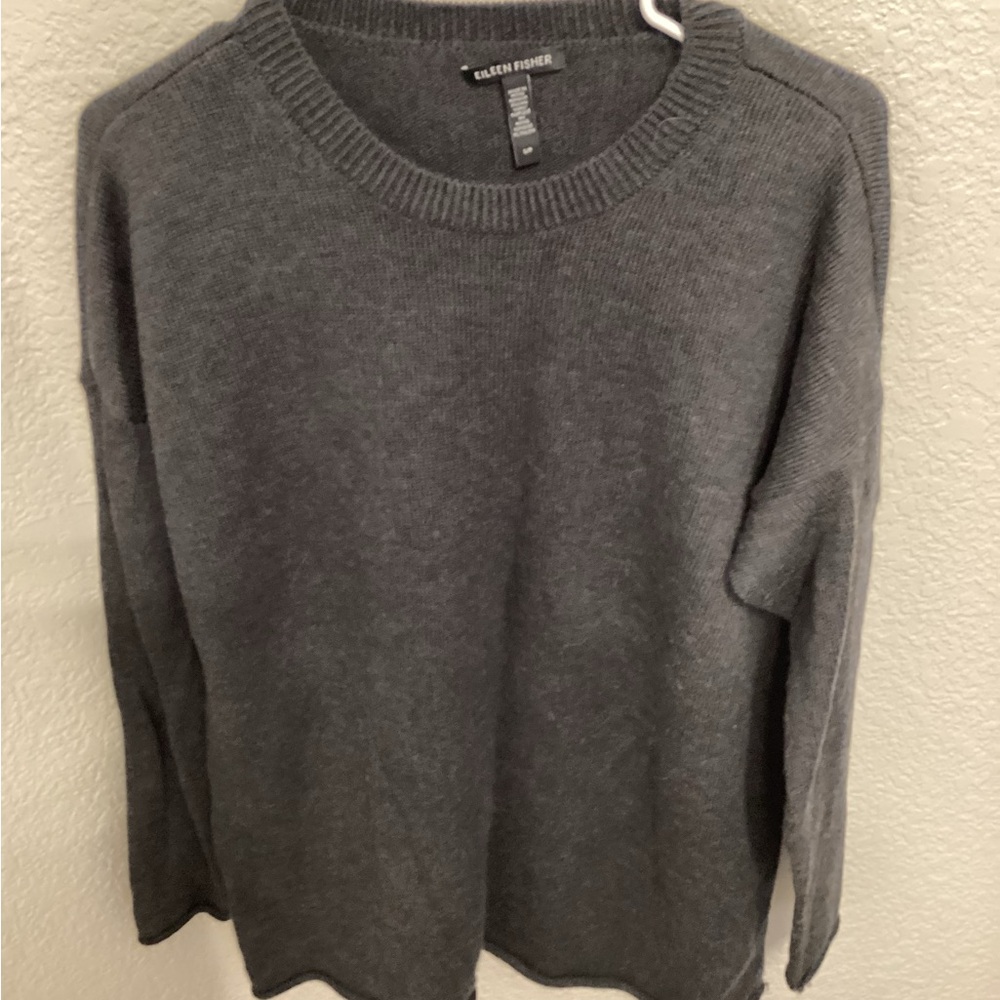 Eileen Fisher Women's  $ 228 Eileen Fisher Ash Wool Pullover
